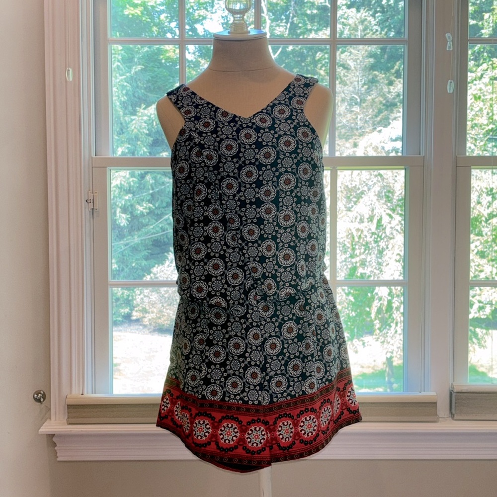 Matching two piece tank and shorts set